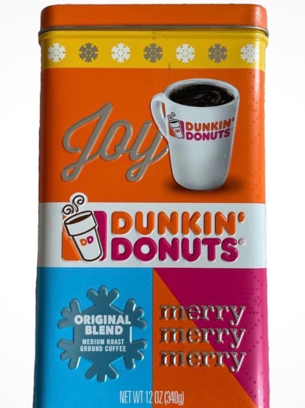 Dunkin Donuts Holiday Collector’s Tin 2018